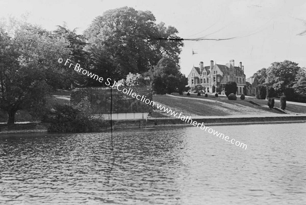 GLASLOUGH HOUSE  HOUSE FROM LAKE